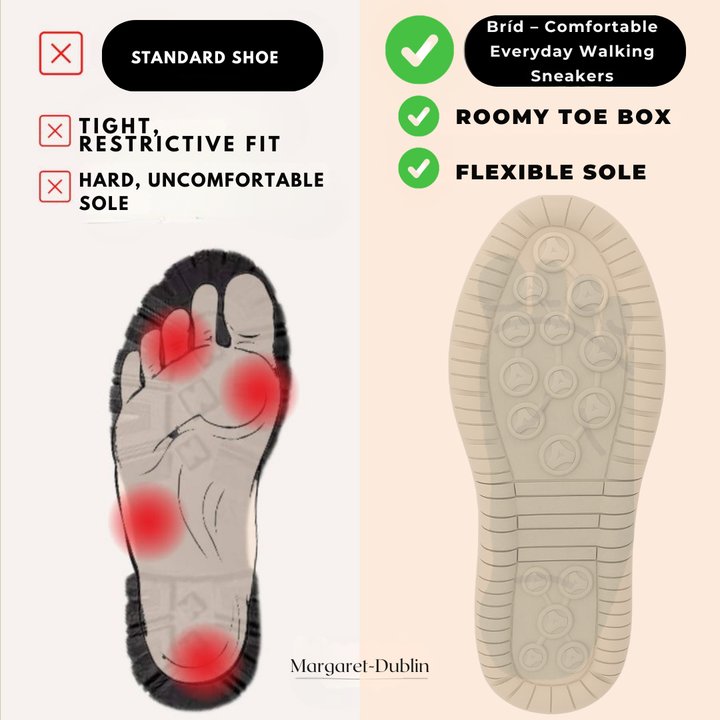 Bríd – Comfortable Everyday Walking Sneakers