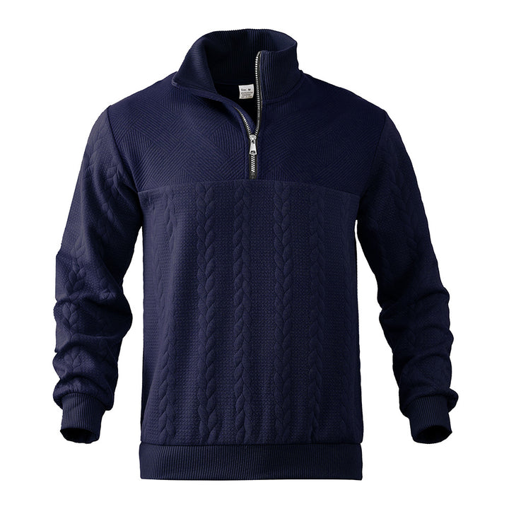 Ronan – Classic Textured Quarter Zip
