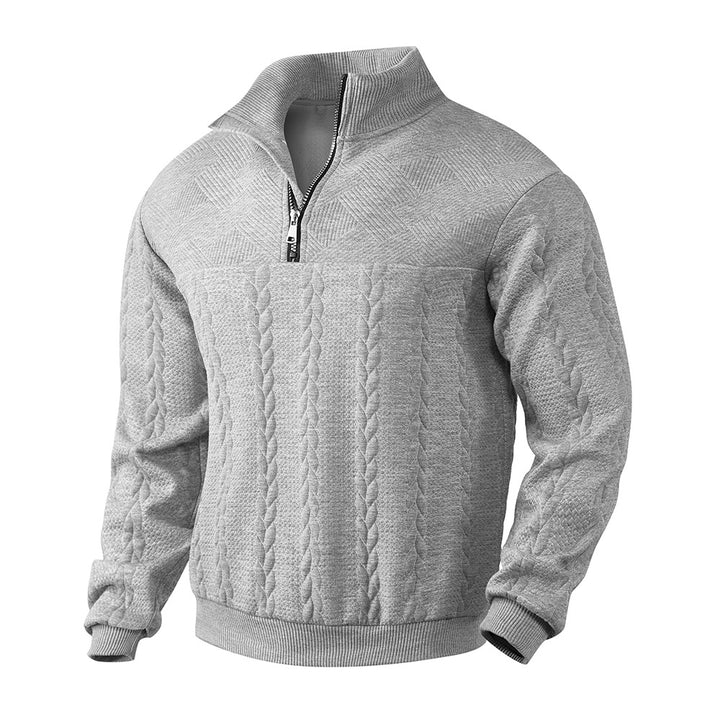 Ronan – Classic Textured Quarter Zip